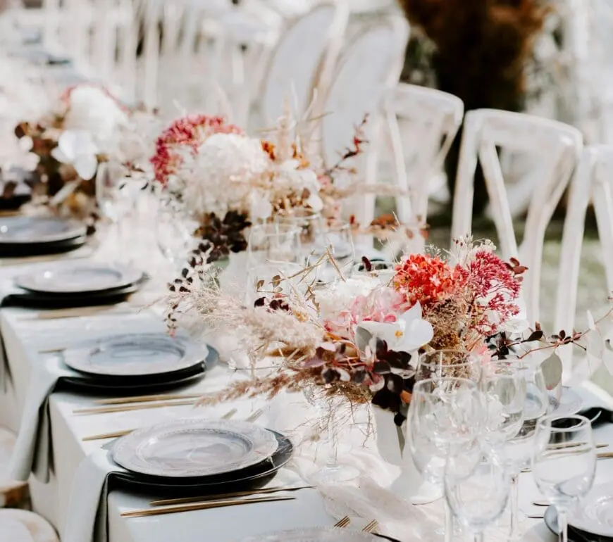 pauline en mark trouwen diner